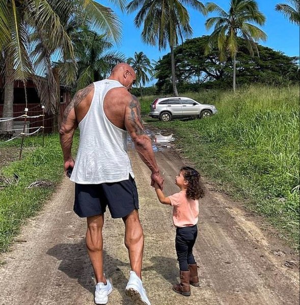 Дуэйн Джонсон, дочь