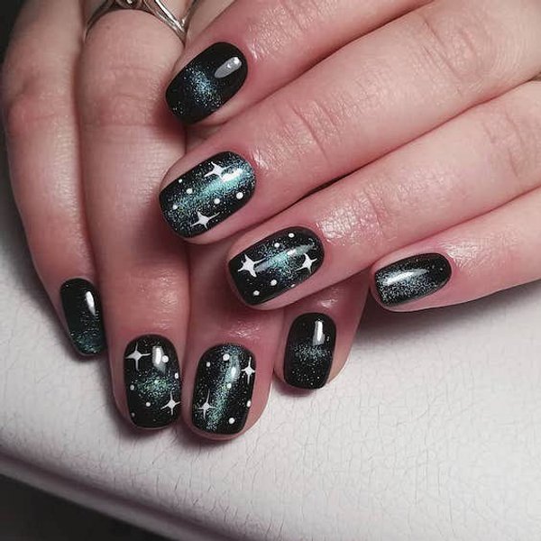 Квадратная форма ногтей 2020/21 фото