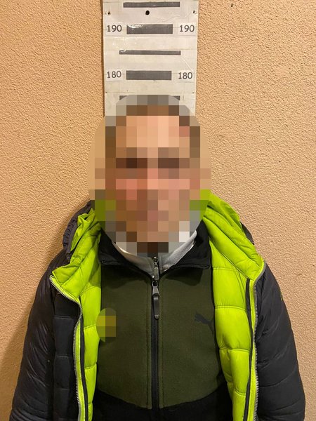 Фото задержанного, полиция