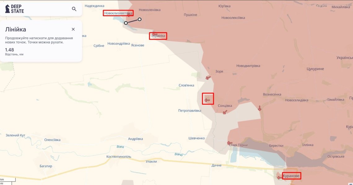 Наступ РФ, Донецька область, Донбас, Курахове, північний фланг, 27 грудня, карта, DeepState