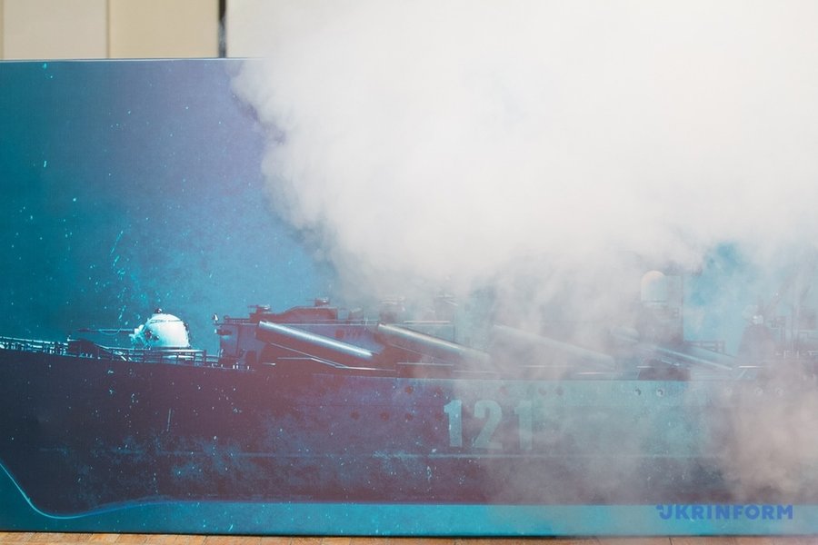 крейсер Москва, ракета Нептун, остатки ракеты, потопление корабля РФ, выставка в Киеве