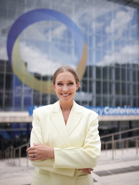 Катя Осадча працює в Римі