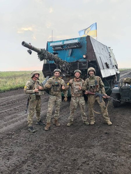 ВСУ захватили танк-черепаху Т-62МВ