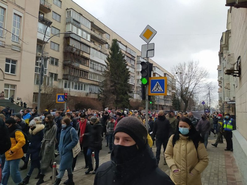 Стерненко, Киев, акция протеста, 27 февраля,