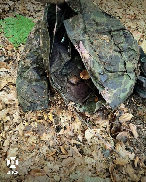 камуфляж, останки