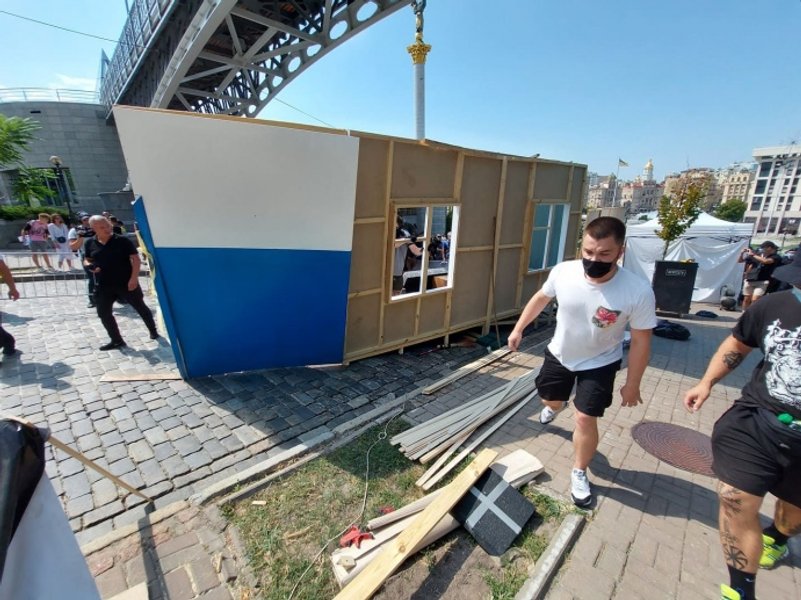 Нацкорпус, Аллея Героев Небесной Сотни, День Независимости