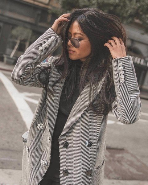 Пальто-пиджак весна 2021