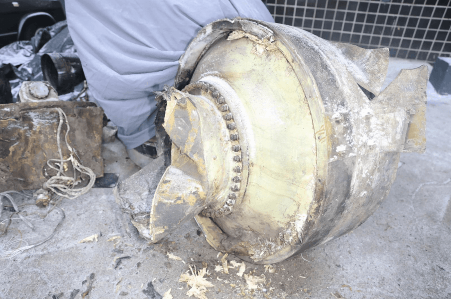 Останки северокорейских ракет