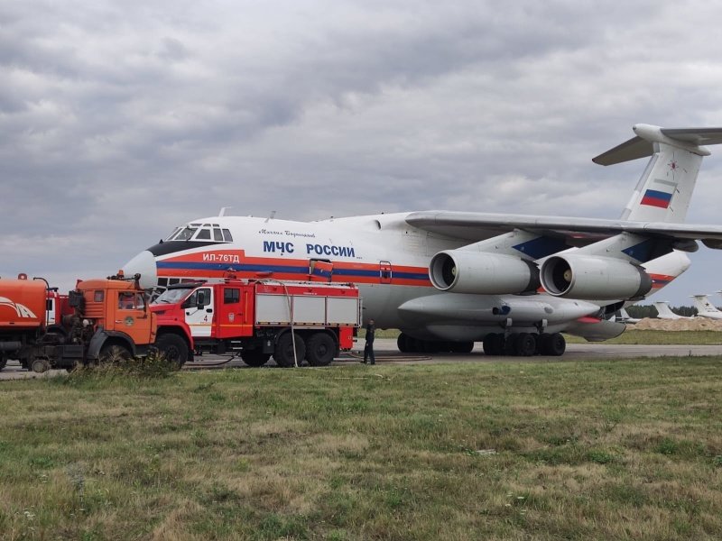 У Рязанській області пожежа у лісі