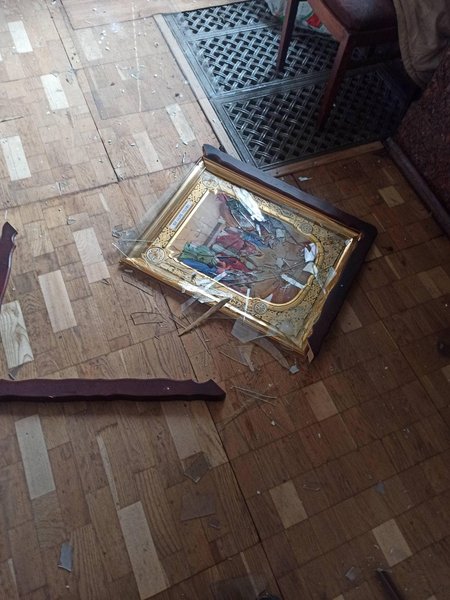 Успенський собор у Харкові. Обстріли