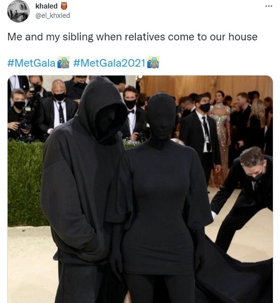 ким кардашьян, Met Gala 2021, мем