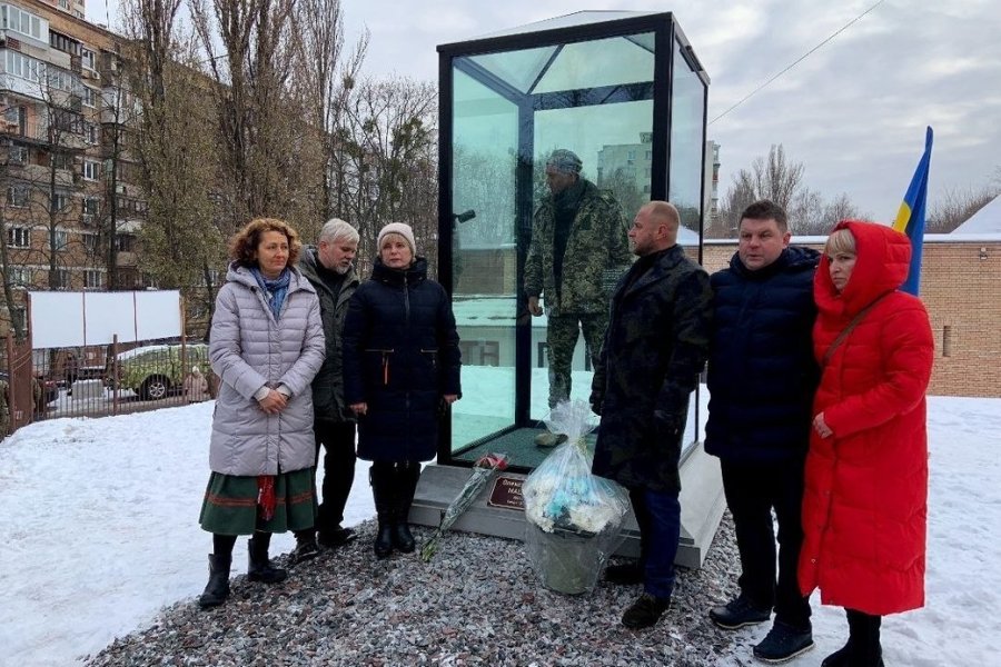 Олександр Мацієвський, пам'ятник, скульптура, Київ, герой України