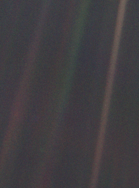 Pale Blue Dot, Земля з космосу