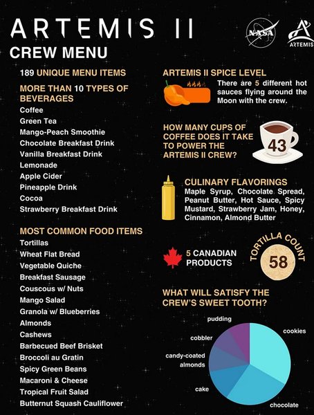 Артемида 2 продукты питания еда