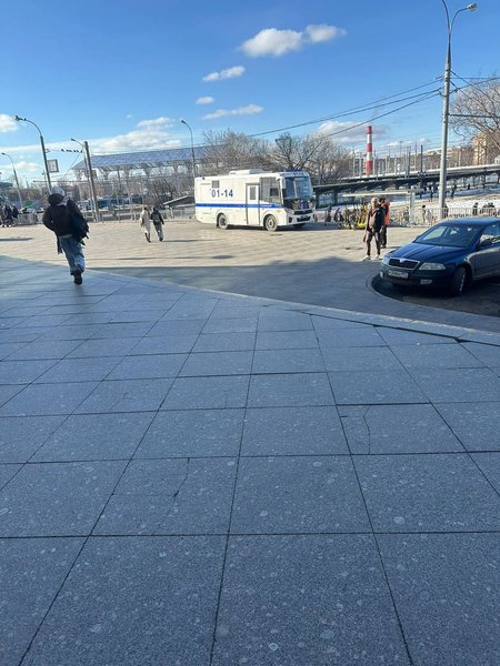 Полиция, автозак, ТЦ, Щука, Москва