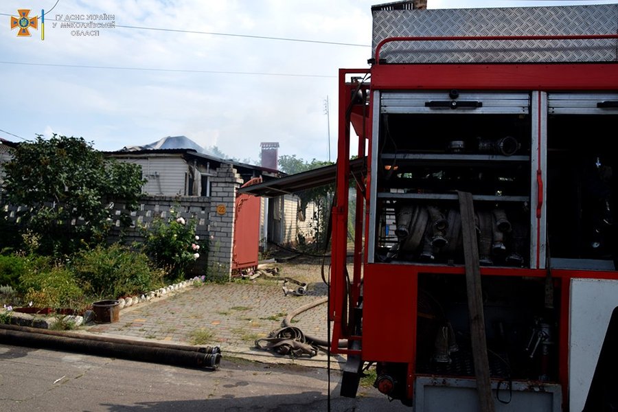 обстрелы Николаев, Пожары в Николаеве и области.