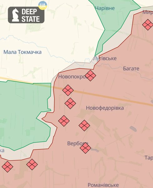 Вербове, DeepState