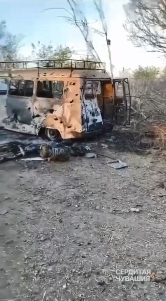 Війна в Україні: авто ЗС РФ після пожежі