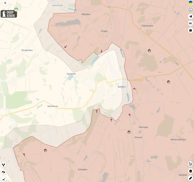 бахмут карта боев в бахмуте, оборона бахмута, битва за бахмут, окружение Бахмута, ситуация в бахмуте, всу в бахмуте, бахмут новости
