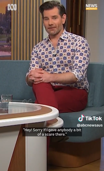 Ведущего прогноза погоды Нейта Бирна охватила паника, прогноз погоды, курьезы в прямом эфире