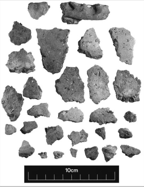 керамика, осколки, обломки, раскопки, Англия