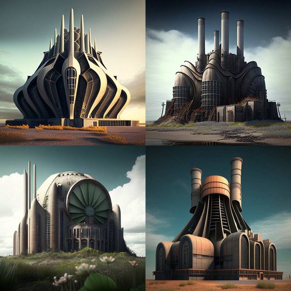 Как могут выглядеть современные АЭС