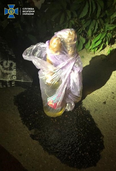 бутылка с зажигательной смесью в одессе