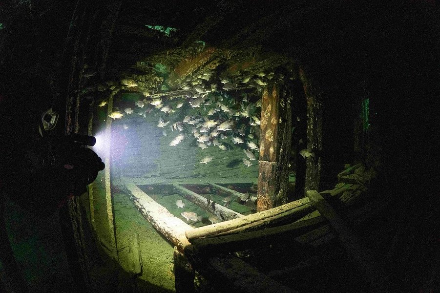 лодка аль капоне, аль капоне, подводная находка, водолазы, кеука, барная лодка, гангстер, сухой закон