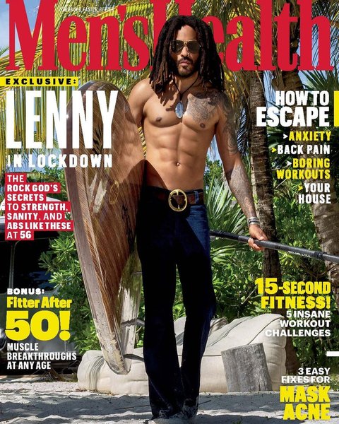 Men's Health, обложка, ленни кравиц