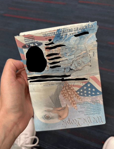 Супруги собиралась в отпуск на Ямайку, но собака испортил паспорт жены