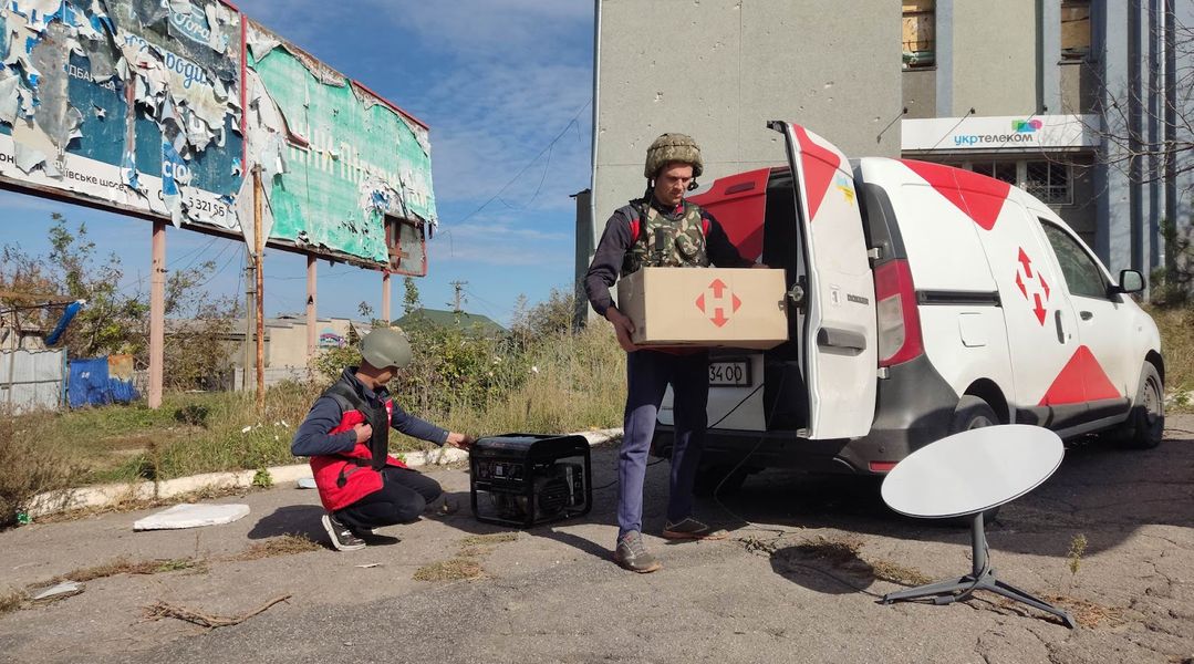 "Нова пошта" в освобожденном Херсоне
