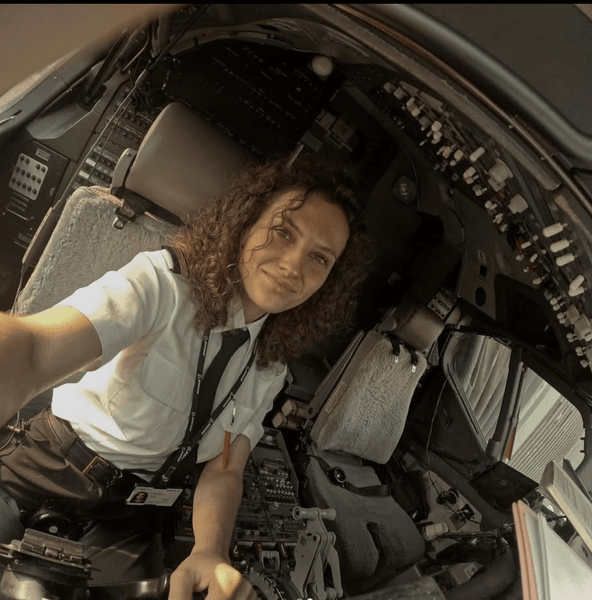 Пилотесса Юлия Слободянюк