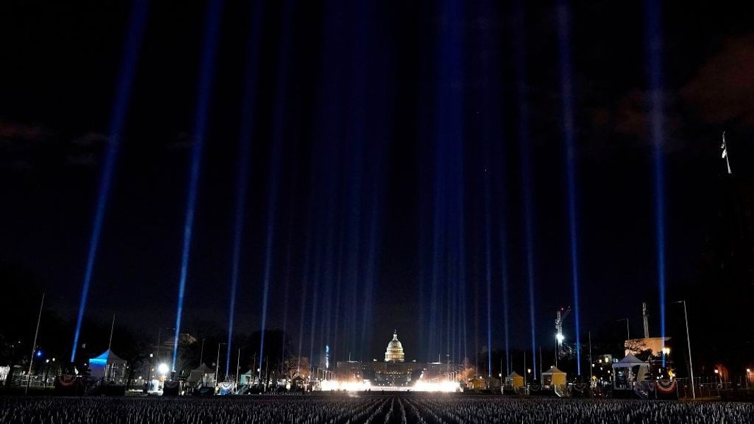 капитолий, конгресс, флаги, сша, инаугурация, байден, флажки