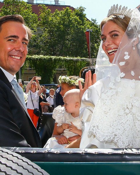 принцесса Мария-Анунциата Лихтенштейнская, свадьба