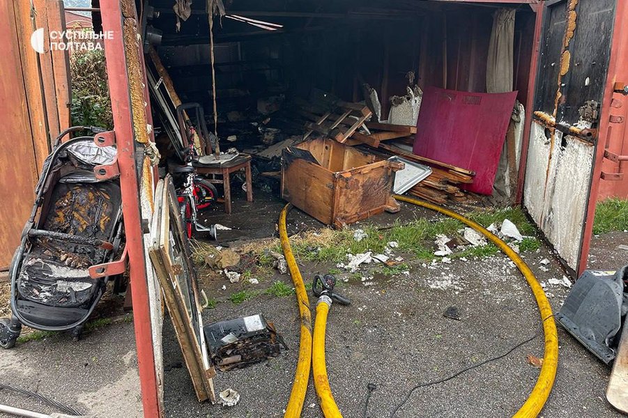 Последствия ракетного удара по Полтавскому району