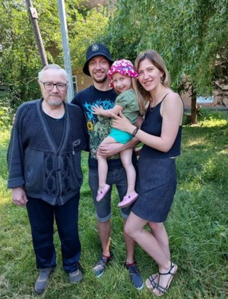 Військовий Дмитро Горнов із сім'єю