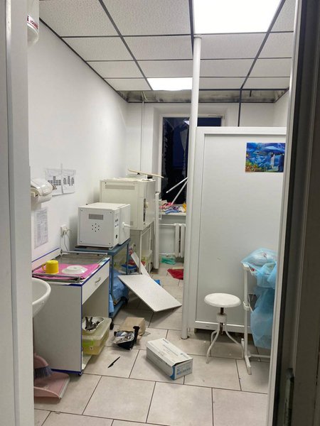 обстрел Украины, ночной обстрел, атака БПЛА, последствия атаки, обстрел больницы