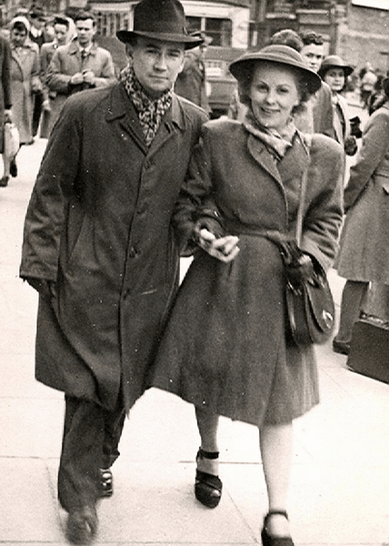 Супружеская пара, во время войны, переехали после войны, переехала к мужу, британский военный,