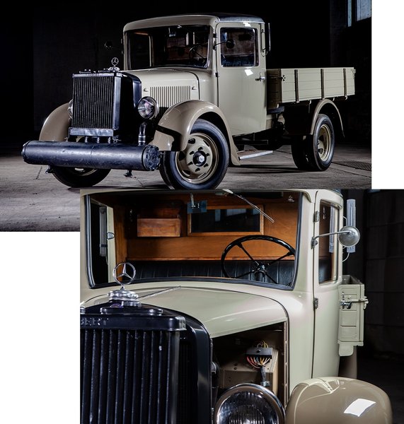 мерседес на дровах