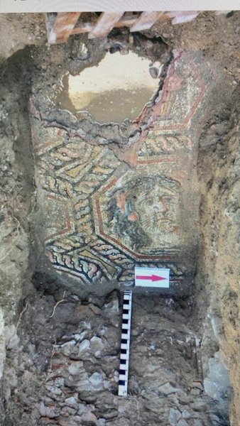 археологи обнаружили древнюю мозаику