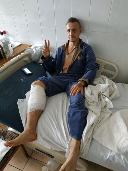 Владислав Журавлев после ранения