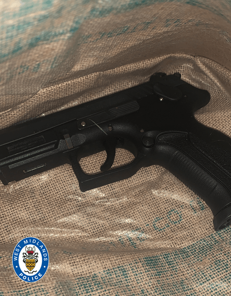 Изъятый пистолет