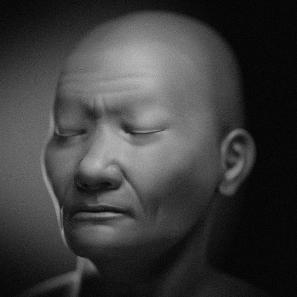 реконструкция лица, древний человек, Бразилия