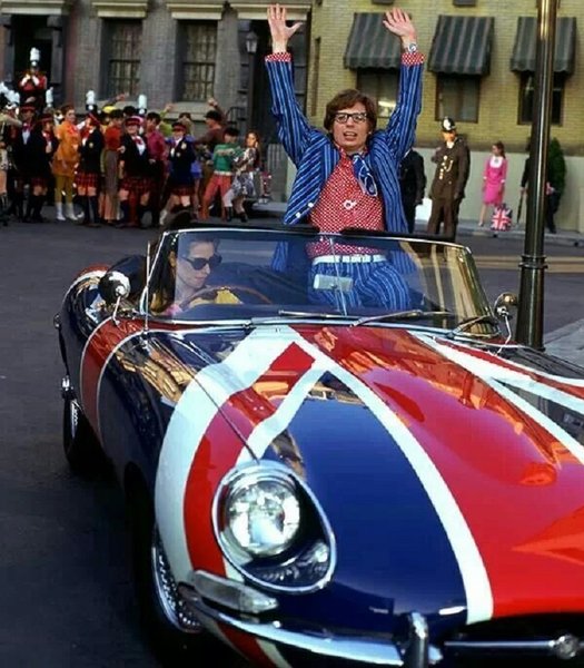 Остин Пауэрс, Jaguar E-Type, Jaguar E-Type 1967, кабриолет Jaguar