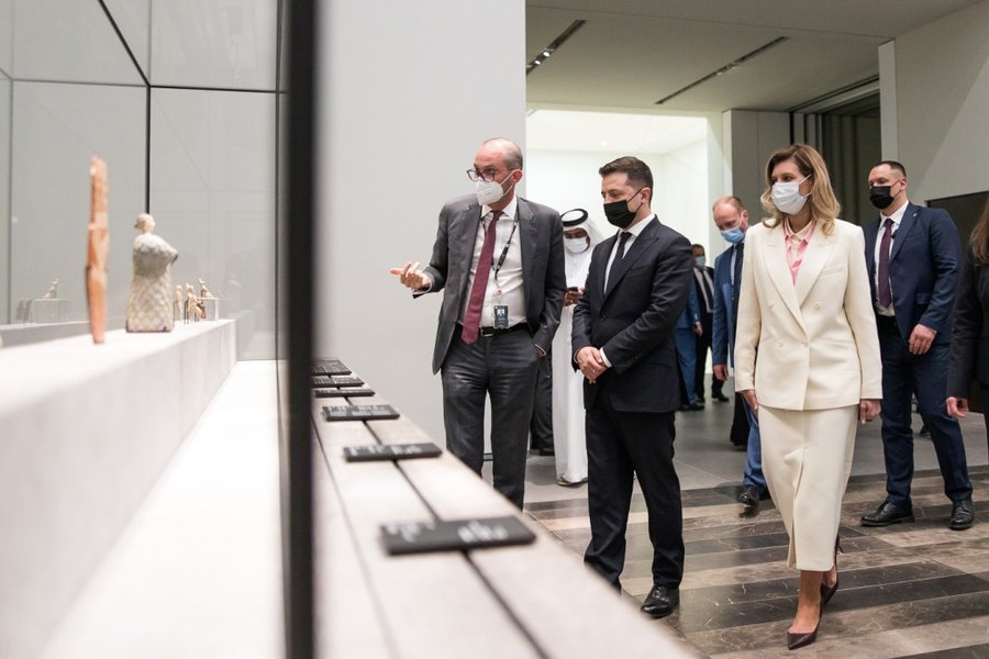 Елена Зеленская, стиль, визит в ОАЭ