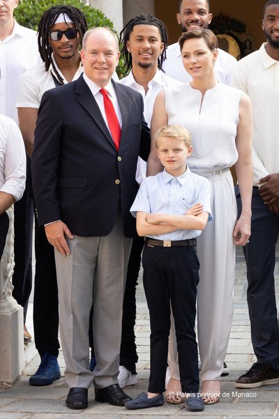 княгиня шарлін, князь альбер, принц жак, монако