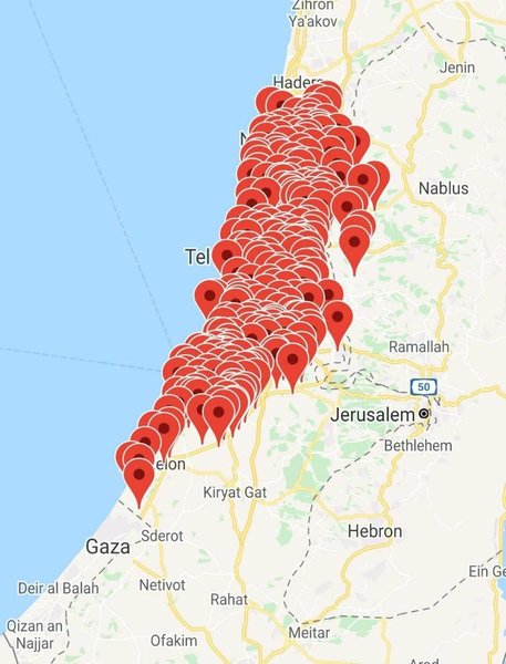 обстрелы израиля