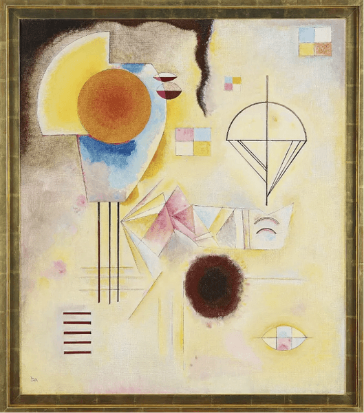 Картина Василия Кандинского "Круг и пятно"