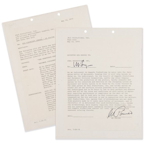 контракт Аль Пачино