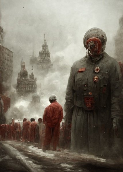 росія майбутнього, нейромережа, Зображення, згенероване нейромережею.